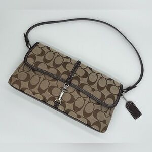 Vintage / Y2K Coach Signature Demi-Clip Bag, style #6348